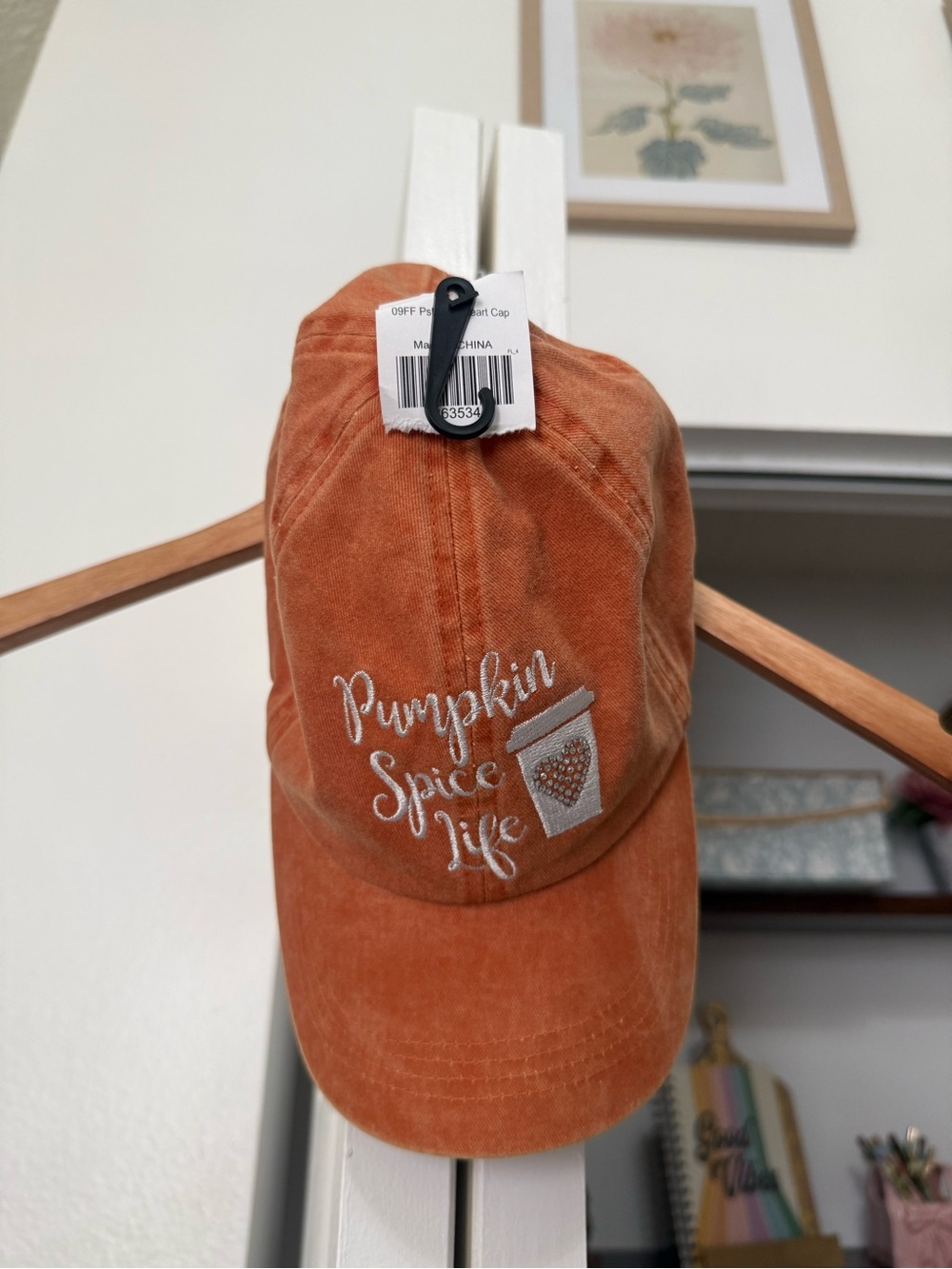 David and Young Orange 'Pumpkin Spice Life' Women's Baseball Cap